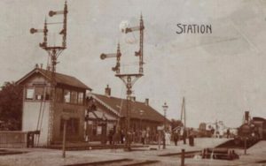 Station Woerden in 1890.